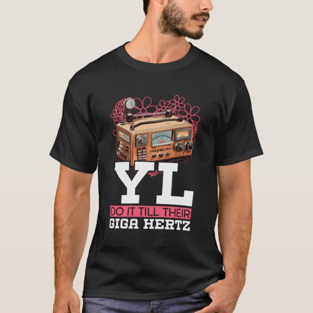 Camiseta Radioactivismo de antena de Ham Radio Morse Code (Anverso)