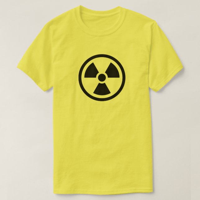Camiseta RADIOACTIVO genial ciencia geek nerd tee (Diseño del anverso)
