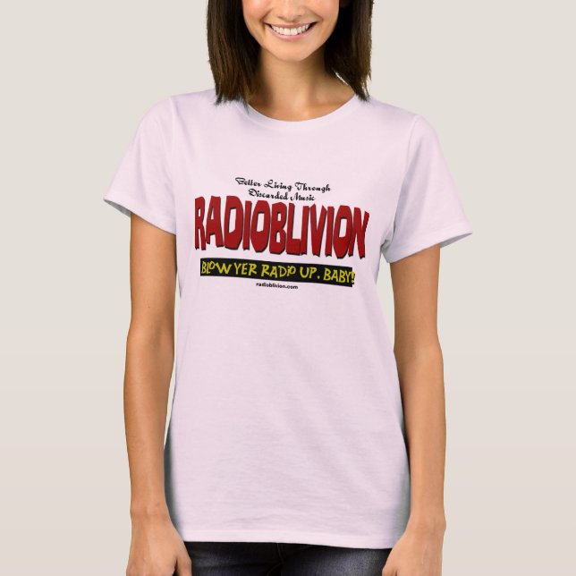 Camiseta RadiOblivion - Blow Up White (Anverso)