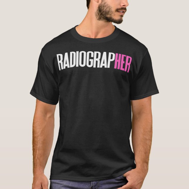 Camiseta Radiografa para Mujeres en Radiología  (Anverso)
