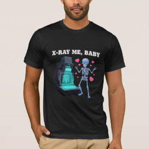 Camiseta Radiografía Bebé Esqueleto Divertido