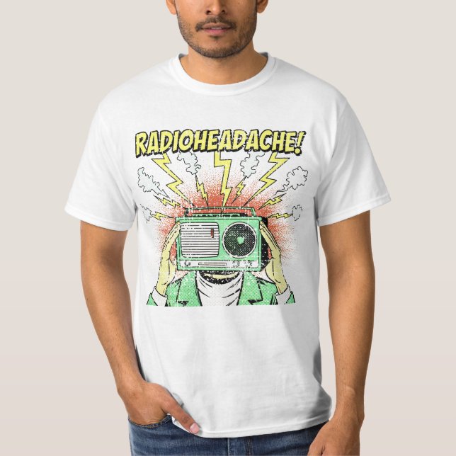 Camiseta Radioheadache Vintage Retro (Anverso)