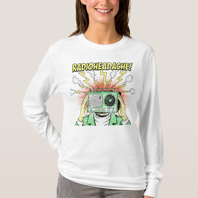 Camiseta Radioheadache Vintage Retro (Anverso)
