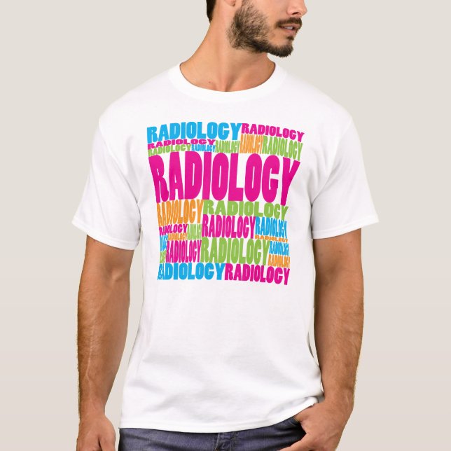 Camiseta Radiología colorida (Anverso)