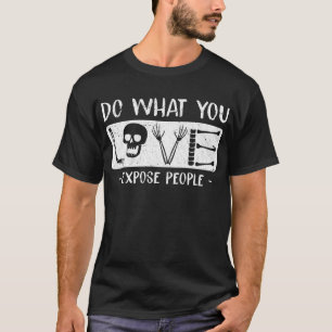 Camiseta Radiología del Humor Radiológico Skeleton Xray
