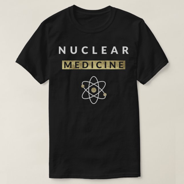 Camiseta Radiología divertida de la medicina nuclear Radio  (Diseño del anverso)