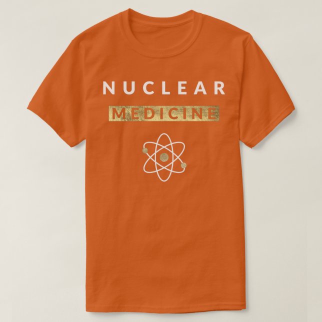 Camiseta Radiología divertida de la medicina nuclear Radio  (Diseño del anverso)