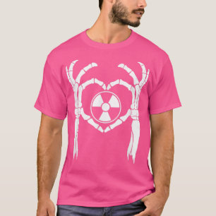 Camiseta RADIOLOGÍA RAD TECH SKELETON LOVE, RT Rad Tech Hea