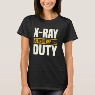 Camiseta Radiología radiológica de rayos X sin servicio