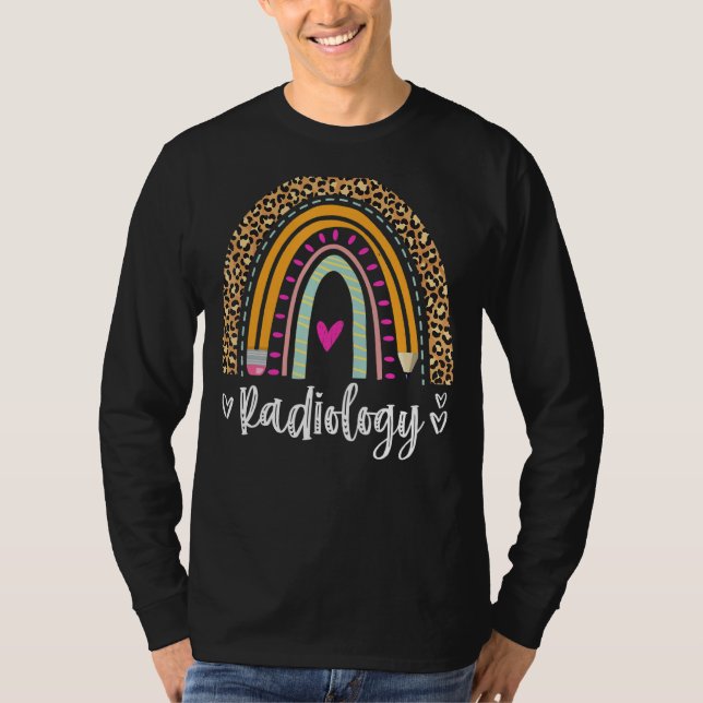 Camiseta Radiología Rainbow X Ray Tech (Anverso)