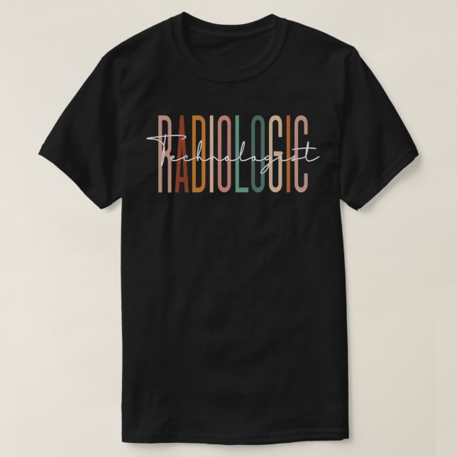 Camiseta Radiología Tecnológica Radiológica XRay Rad Tech (Diseño del anverso)