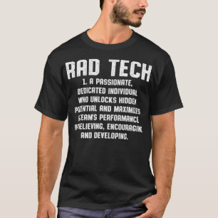 Camiseta Radiologic Technologist Rad Tech Dedicate Radiolog