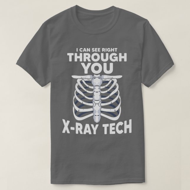 Camiseta Radiologis de Skeleton Xray Tech (Diseño del anverso)