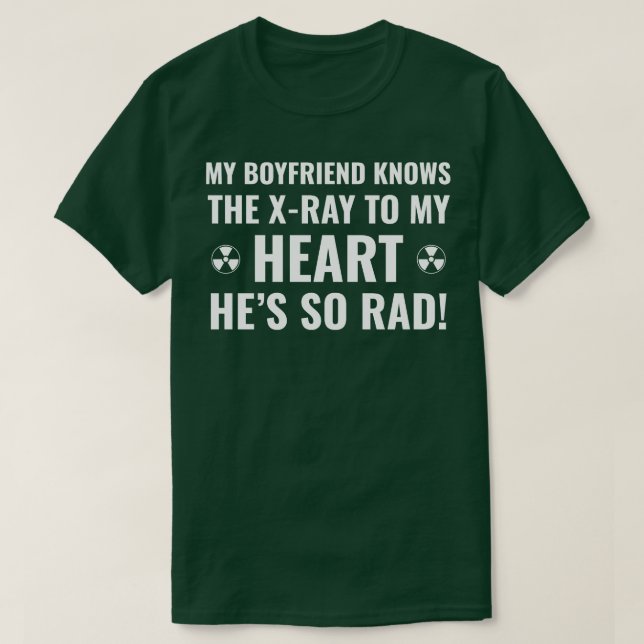 Camiseta Radiology Tech Día de San Valentín Rad Tech XRay G (Diseño del anverso)