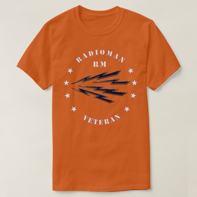 Camiseta Radioman RM Veteran Bkgnd (Diseño del anverso)