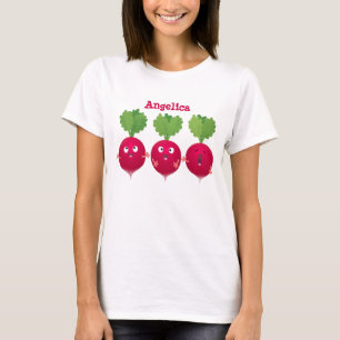 Camiseta Radios cortos cantando verduras personalizados del