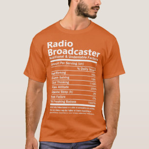 Camiseta Radiotransmisor Nutricional Y Undeni