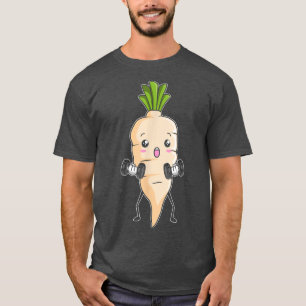 Camiseta Radish, Bodybuilding Fitness Gym Gear Workout Vega
