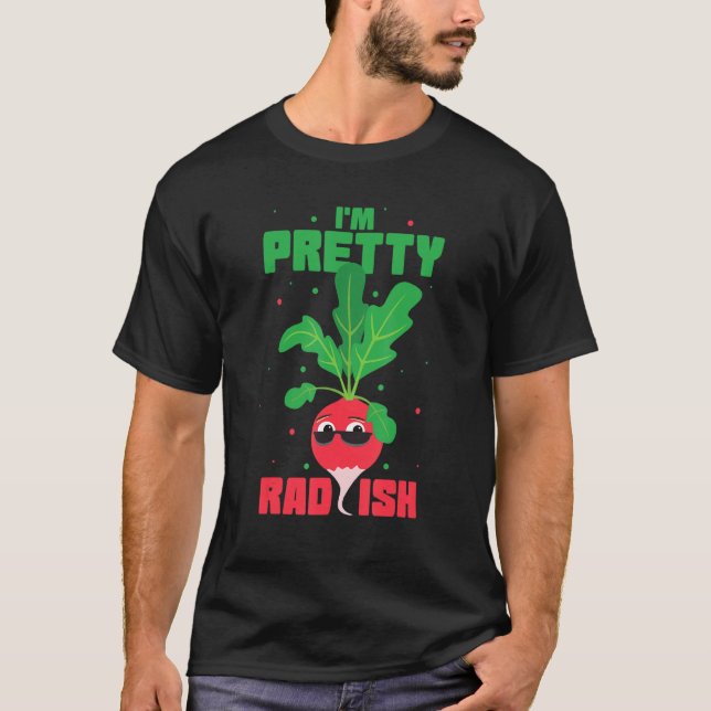 Camiseta Radish Carrot Go Vegan (Anverso)