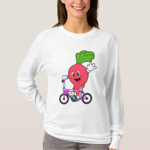 Camiseta Radish con bicicleta