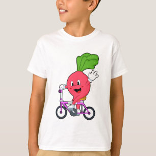 Camiseta Radish con bicicleta