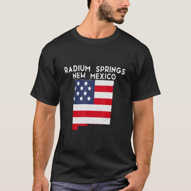 Camiseta RADIUM SPRINGS USA State America Viaja Nuevo Méxic (Anverso)