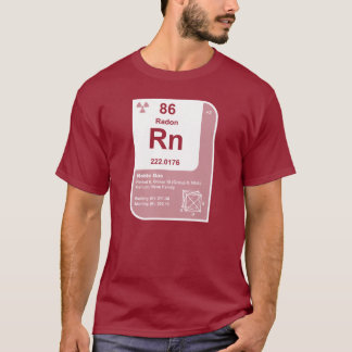 Camiseta Radón (Rn)