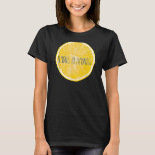 Camiseta Rae inspiró a Dunn cítricos limones de fruta a lim