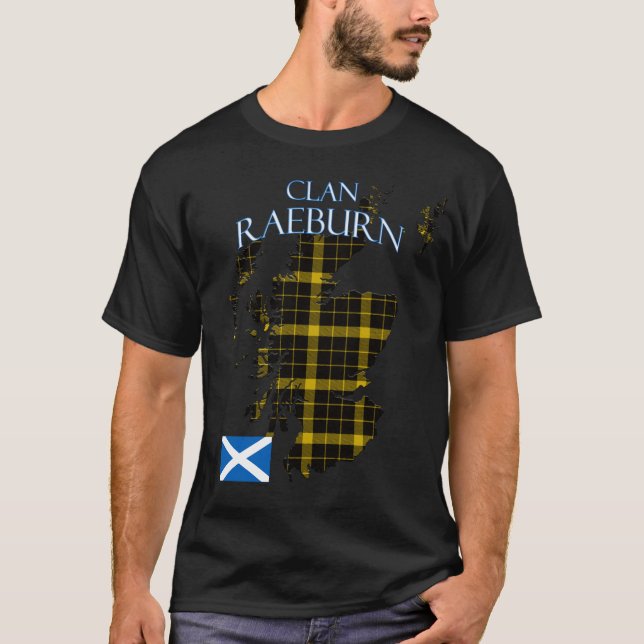 Camiseta Raeburn Scottish Clan Tartan Scotland (Anverso)