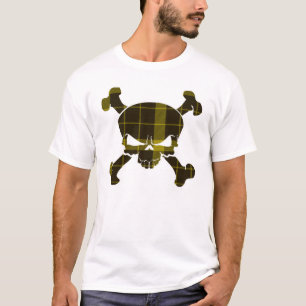 Camiseta Raeburn Tartan Skull Sin Banner