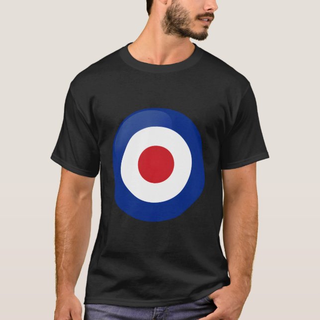 Camiseta Raf Mod Bullseye Symbol Roundel Target (Anverso)