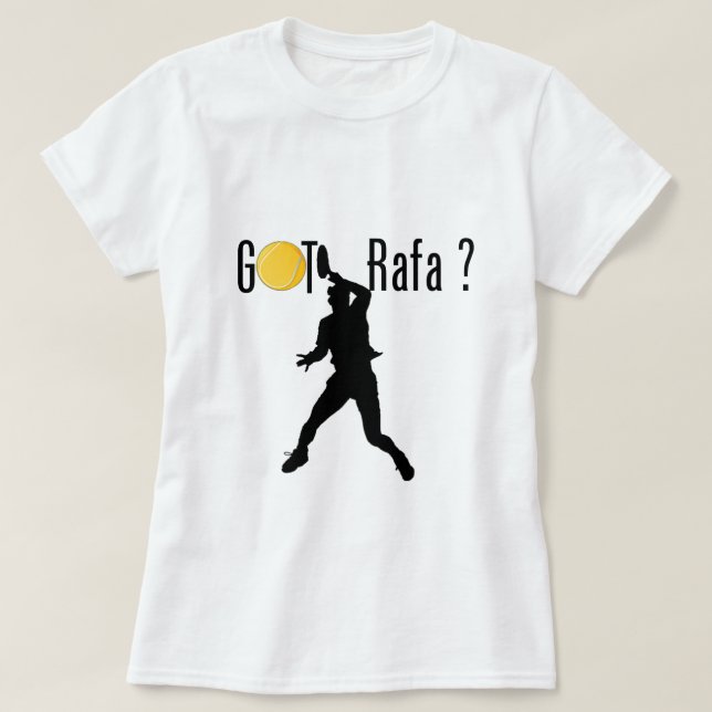 Camiseta ¿Rafa conseguido? (Diseño del anverso)