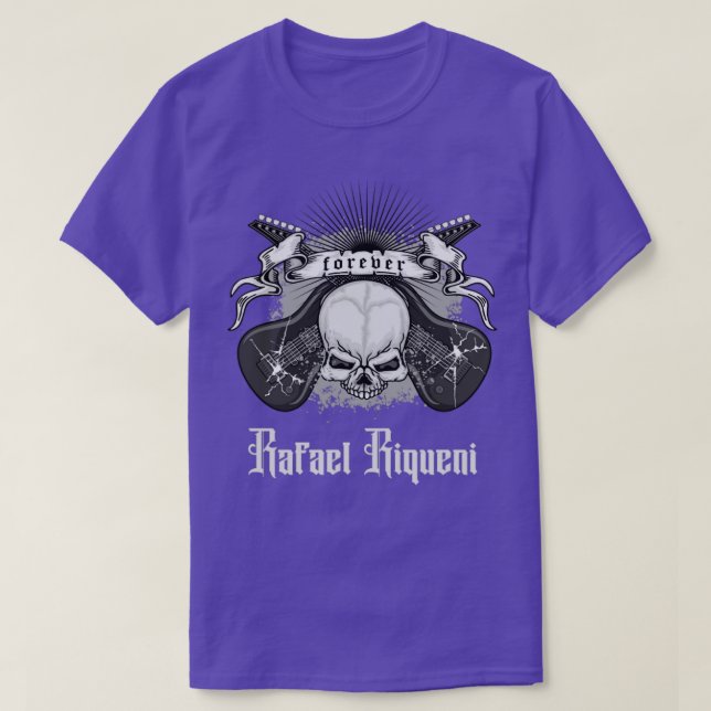 Camiseta rafael riqueni guitaris para siempre (Diseño del anverso)