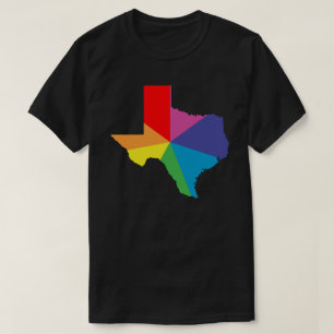 Camiseta ráfaga de color texas
