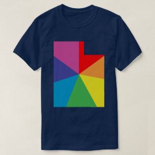 Camiseta ráfaga de color utah