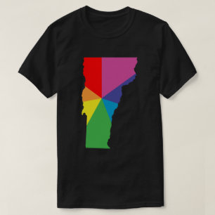 Camiseta ráfaga de color vermont