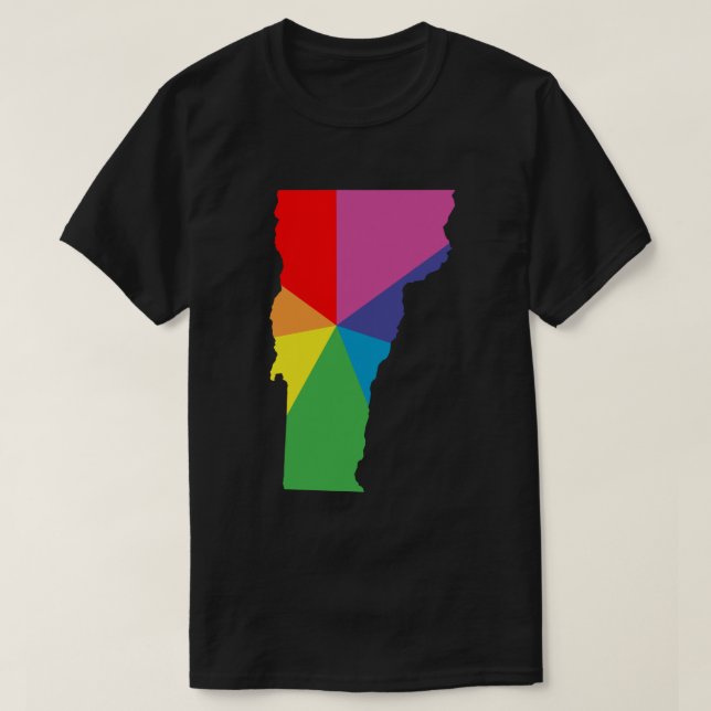 Camiseta ráfaga de color vermont (Diseño del anverso)