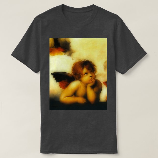 Camiseta Raffaello Sanzio da Urbino quotSistine Madonnaquot (Diseño del anverso)