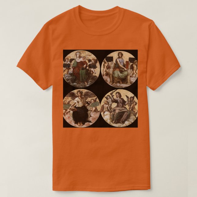 Camiseta Raffaello Sanzio da UrbinoTecho del Stan (Diseño del anverso)