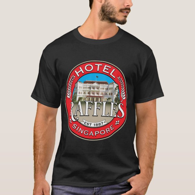 Camiseta Raffles Hotel Singapore Suitcase (Anverso)