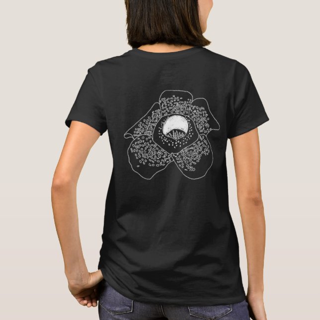 Camiseta Rafflesia Flower (Reverso)
