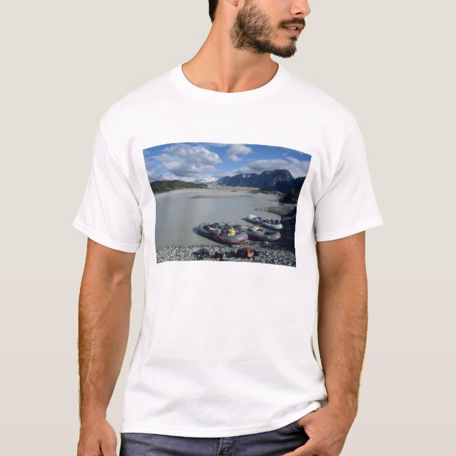 Camiseta Raftando el río Alsek río abajo (Anverso)