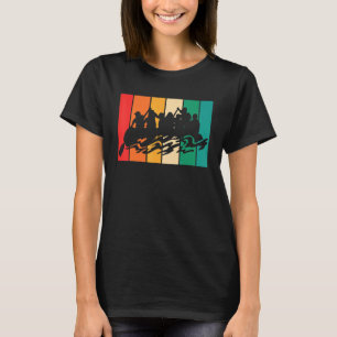 Camiseta Rafters retro del deporte del agua del agua blanca