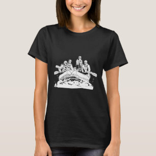 Camiseta Rafting - Bote de agua blanca después