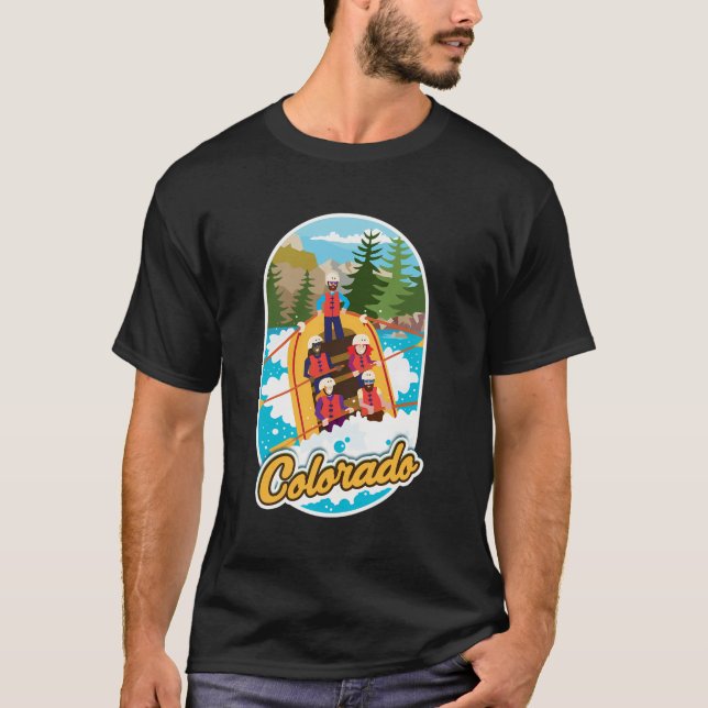 Camiseta Rafting Colorado Whitewater (Anverso)