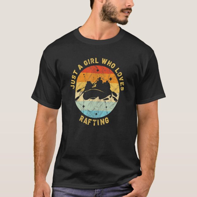 Camiseta Rafting de aguas blancas sólo un agua de río femen (Anverso)