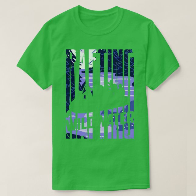 Camiseta Rafting de aguas salvajes (Diseño del anverso)