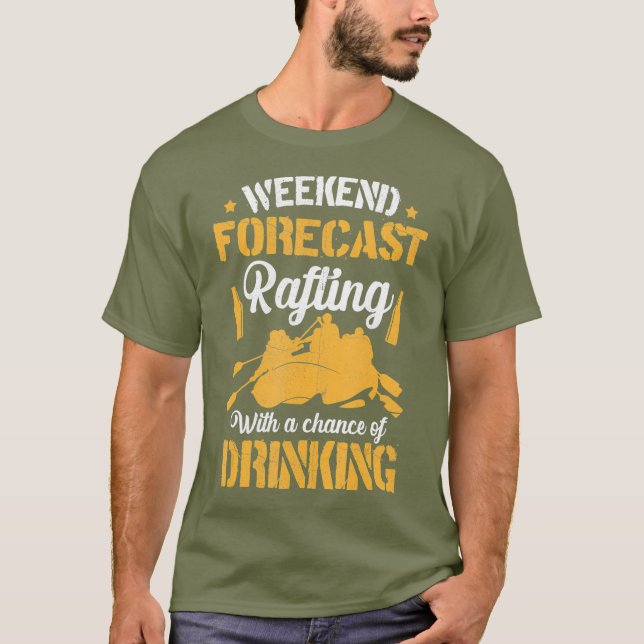 Camiseta Rafting de fin de semana con una oportunidad de (Anverso)