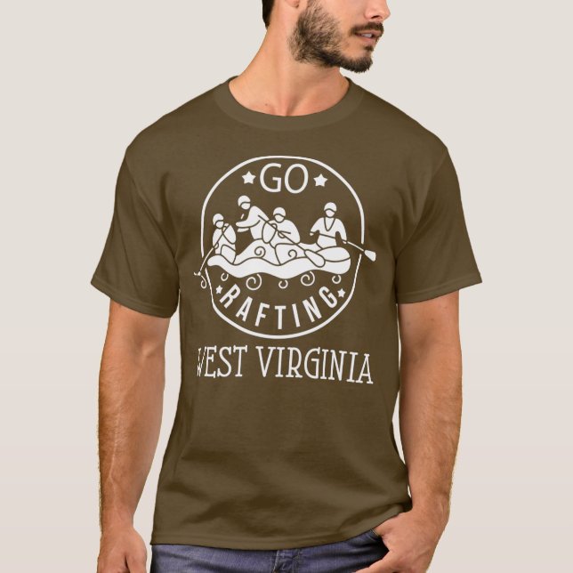 Camiseta Rafting de West Virginia Whitewater (Anverso)