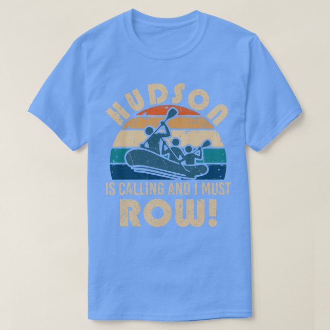 Camiseta rafting en el río Hudson (Diseño del anverso)